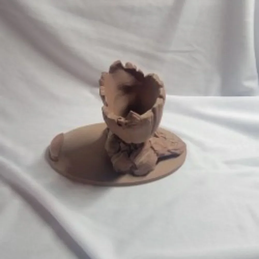 Groot Smartphone Holder w/ Storage – 3D Printed Desk Organizer